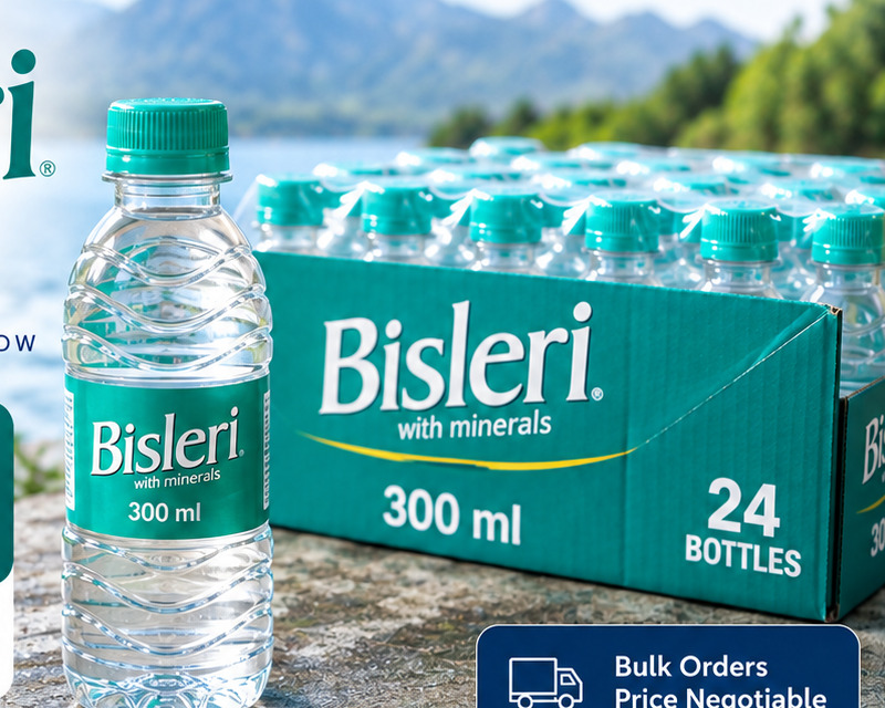 300 ML packaged drinking water bottle and case of 24 Bottles