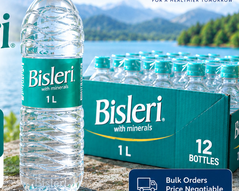 1 LITRE packaged drinking water bottle and case of 12 Bottles