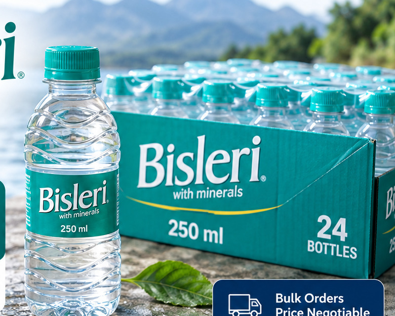 250 ML packaged drinking water bottle and case of 24 Bottles